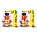 BRITISH LIFE SCIENCES PVT LTD ; Nutrition For A Healthy Beginning Happikidz Calcium + Vitamin D Gummies For Kids (60 Count Gummy Bears) - Strawberry (Pack of 2)