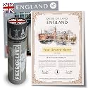 British Premium Gifts for Women an Men | Real Piece of England | Highly Unique English Themed Gifts | Personalised Certificate | London Gift Ideas | Meaningful Christmas Gifts