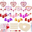 Briwooody 30 Sets Apple Dream Catcher Craft Kit, Classroom DIY Project
