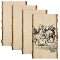 Briwooody 4 Pack Hollow Wood Plank Live Edge Woodslab Unfinished Wood Boards for Crafts Rustic Wooden Plaque for DIY Burning Home Decor Weddings (11 x 7-9 Inch)