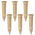 Briwooody 6 Pack 8 Inch Deep Watering Stakes, ABS Root Irrigation Spike