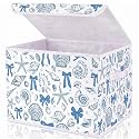 Briwooody Beach Storage Bin with Lid and