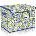 Briwooody Capri Lemon Storage Bin with Lid