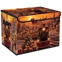 Briwooody Christmas Storage Bin with Lid and