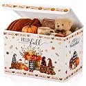 Briwooody Fall Storage Bin with Lid and