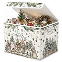 Briwooody Neutral Christmas Storage Bin with Lid