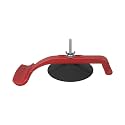BRIXWELL Suck N Clamp Adjustable Cup Clamps, Acrylonitrile Butadiene Styrene Material, 7-1/8" Length, 3-3/8" Cup Diameter, Adjustable Clamp Set, Pack of 6, Red Finish