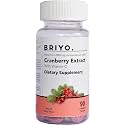 Briyo Cranberry Vitamin C Chewable Tablets (Equivalent To 2000 mg Fruit), 200 mg Cranberry Extract, supports Urinary Tract Health & Immune Health, Natural Berry Flavor 90 Tablets