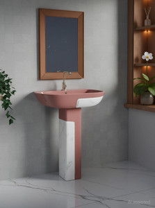 brizenta br315 bathroom basin premium ceramic wash basin with pedestal  standing hasn wash basin pedestal basin