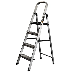 Broad Step Broad Platform Foldable Aluminium Ladder