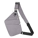 BROADREAM Multi-Pocket Crossbody, Chest Bag, Men, Anti-Theft Chest Pocket