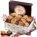 Broadway Basketeers Condolence Sympathy Gift Baskets, Fresh Baked Assorted Brownies &amp; Cookies Gift Box, Individually Wrapped Desserts Care Package for Condolences, Memorial, Remembrance