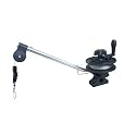 Brocraft Mini Manual Downrigger for Kayak & Small Boats, Deck or Side Mount, 100 ft Stainless Steel Wire, Lake Trolling