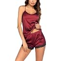 BROIDEN Women39s Nylon Spandex Night Suit Pyjama