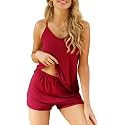 BROIDEN Women39s Nylon Spandex Night Suit of