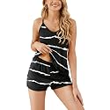 BROIDEN Women39s Nylon Spandex Night Suit of