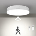 Broistan Cool White Body Induction Light for Home Wardrobe Outdoor USB Rechargeable LED Motion Sensor Light