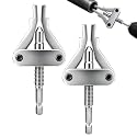 Broken Pipe Extractor Tool, 2027 New Pipe Thread Extractor, Durable Shower Arm Extractor, Drill Powered Plumbing Extractor for 1/2, 3/4 and 1 Inch Broken Pipe Fittings (2)