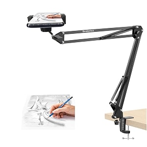 brolaviya overhead video stand phone holder metal long lazy arm and bracket for mobiles phone and tablets for streamingoverhead videodesktopbedroom office