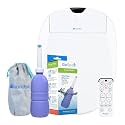 Brondell Electric Bidet Toilet Seat S1000-EW, Elongated, White, Wireless Remote + Portable Travel Bidet GoSpa GS-70 Bundle