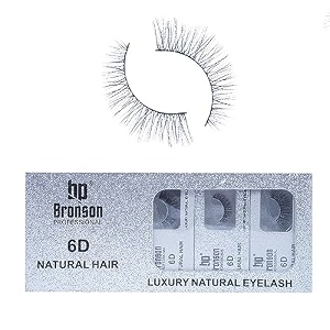 bronson professional false eyelash 3d effect faux mink fake false eyelash long natural eyelashes 10 pc eyelash no111 black color