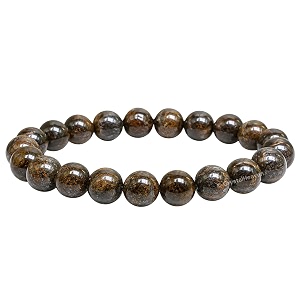bronzite bracelet for women men with healing crystal and reiki stone - beautiful gemstone beaded bracelet for balance harmony amp positive energy