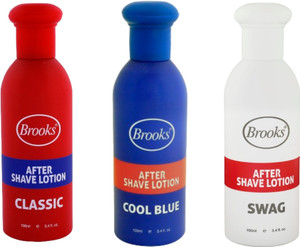 brooks after shave lotion combo pack 100 ml