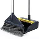 Broom and Dustpan Set with 52" Long Handle