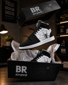 BROOMI High Top Sneakers Spider Design