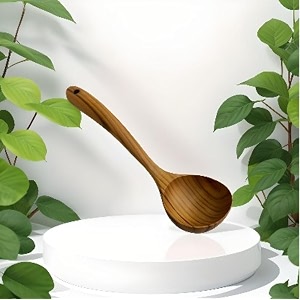 bros moon cooking handicrafts wooden serving and cooking spoons wood brown spoons kitchen utensil margosa wood set of 5