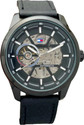 brosa Premium Luxury Men's Automatic Skeleton Watch,Gold Tone Case,Brown Leather Strap Analog Watch  - For Men TH-01