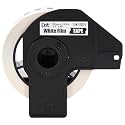 Brother Genuine DK-2211 Continuous Length Black on White Film Tape for Brother QL Label Printers, 1.1" x 50' (29mm x 15.2M), 1 Roll per Box, DK2211