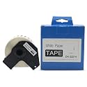 Brother Genuine DK-2214 Continuous Length Black on White Paper Tape for Brother QL Label Printers, 0.47" x 100' (12mm x 30.4M), 1 Roll per Box, DK2214