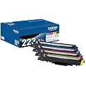 Brother Genuine TN223 4PK, Standard-Yield Toner Cartridge, Four Pack