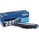 Brother Genuine TN227C, High Yield Toner Cartridge, Replacement Cyan Toner, Page Yield Up to 2,300 Pages, TN227, Amazon Dash Replenishment Cartridge 15.3 x 4.1 x 6.1 inches