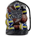 BROTOU Thickened Extra Large Sports Ball Bag Mesh Socce Ball Bag