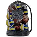 BROTOU Thickened Extra Large Sports Ball Bag Mesh Socce Ball Bag