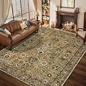 Brown 5x7 Washable Area Rugs for Living