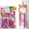 The Brown Box® Unicorn DIY Dreamcatcher Making Kit | Art &amp; Craft Kit for Girls 9-12 &amp; Adults | Birthday Gift, Return Gift, Navratri Kanjak,Rakhi Gift | Complete Craft Set with Feathers, Beads &amp; Ribbons