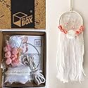 The brown box DIY Dream Catcher Making Kit for Kids &amp; Adults | Complete Art &amp; Craft Set with Ribbons, Beads &amp; Flowers | Screen-Free Creative Hobby | Birthday &amp; Christmas Gift, Return Gift