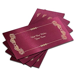 brown cloud customised exclusive satin burgandy shagunmoneygift envelopecoverlifafa for giftfestival with personalized text messagenamephoto se sat burgandy 02 pack of 20