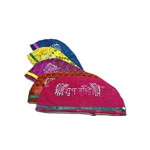 brown leaf multi-color traditional holi cap for holi mahotsavholi milan samarohfaag mahotsav unisex free size
