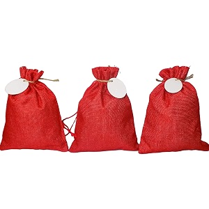 Brown Leaf Premium Red Colour Jute Linen