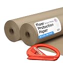 Brown Rosin Masking Paper 18" x 166 feet, 2 Rolls + 1 Cutter – USA-Made