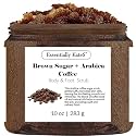 Brown Sugar & Arabica Coffee Body Scrub – Natural Exfoliating Scrub for Smooth, Glowing Skin, Hydrating & Cellulite-Reducing, Paraben-Free, Spa-Quality