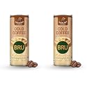 Bru Cold Coffee Hazelnut 230ml | Thick, Creamy, and Irresistable | Ready to Drink (Pack of 2)