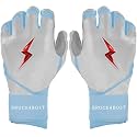 BRUCE BOLT Signature Series Long Cuff Batting Gloves - Pro-Athlete Collection - Adult & Youth Sizes