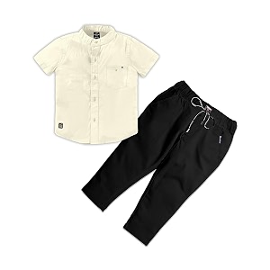 BRUCEWANE Kids Shirt And Trouser Combo Set