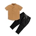 BRUCEWANE Kids Shirt And Trouser Combo Set