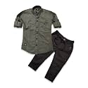 BRUCEWANE Kids Shirt And Trouser Combo Set